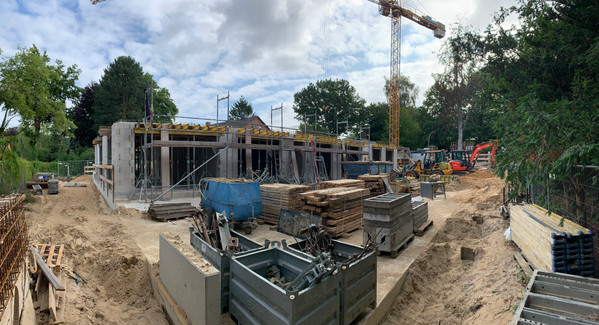 Vor Fertigstellung Rohbau 1.OG
