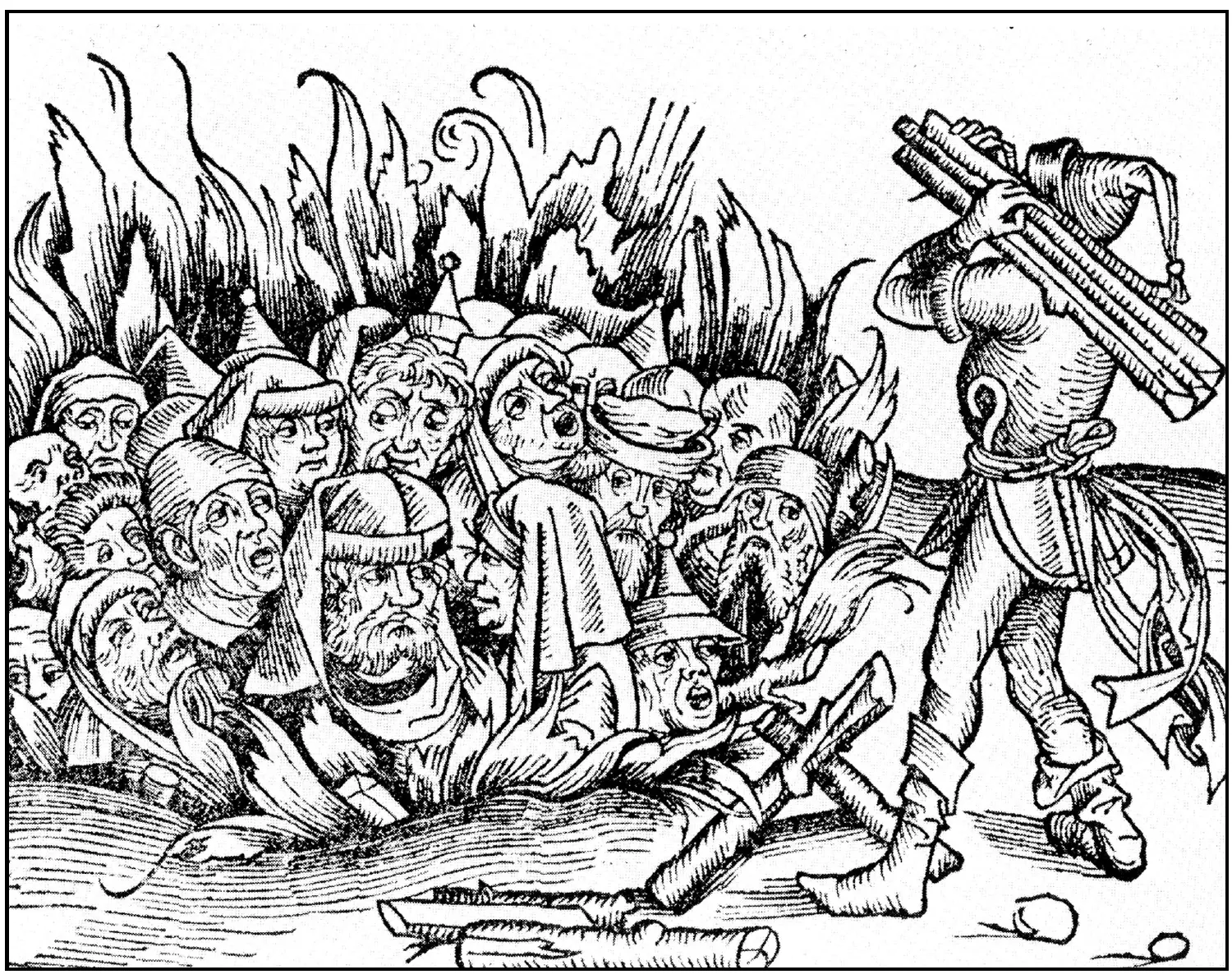 Medieval Burning of Jews 