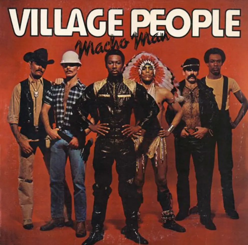 Album cover for the Village People's Macho Man