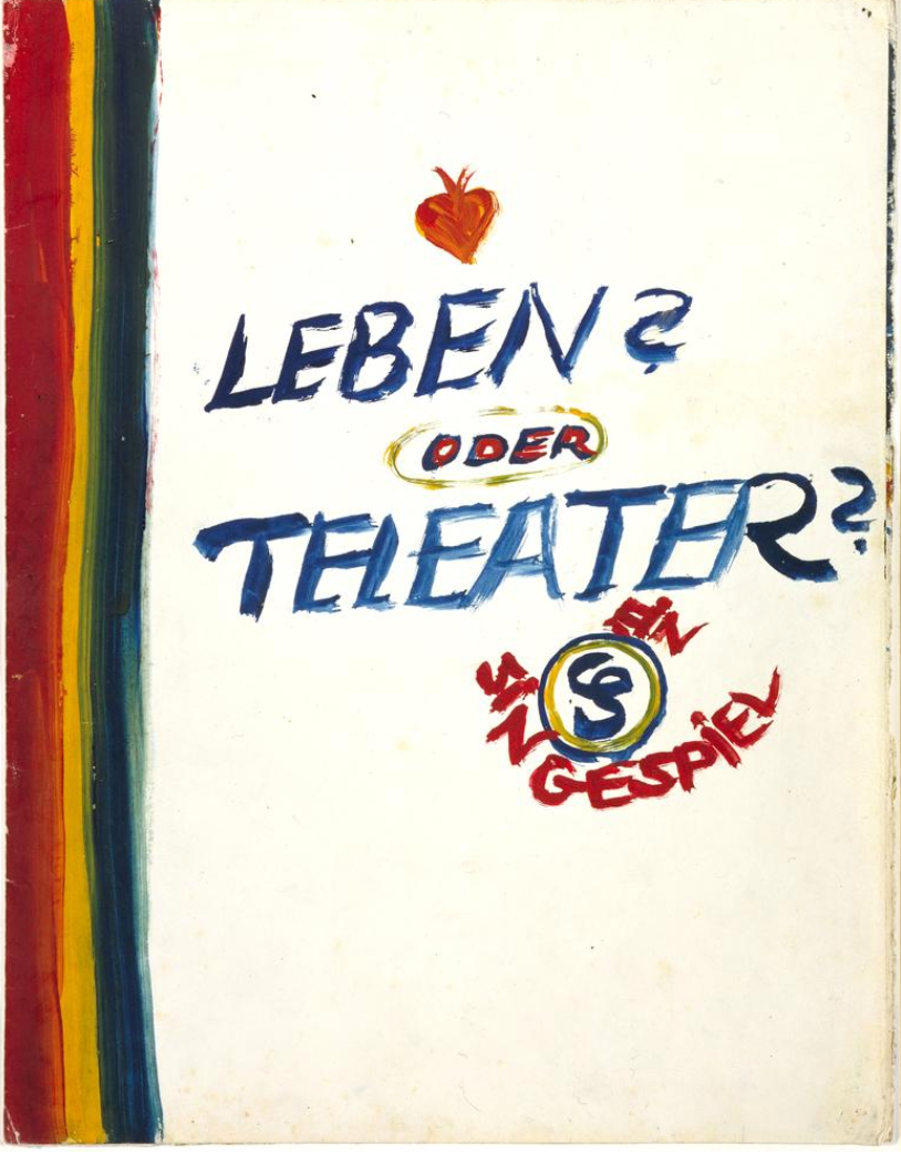 "LIFE? OR THEATER? A Play With Music" by Charlotte Salomon