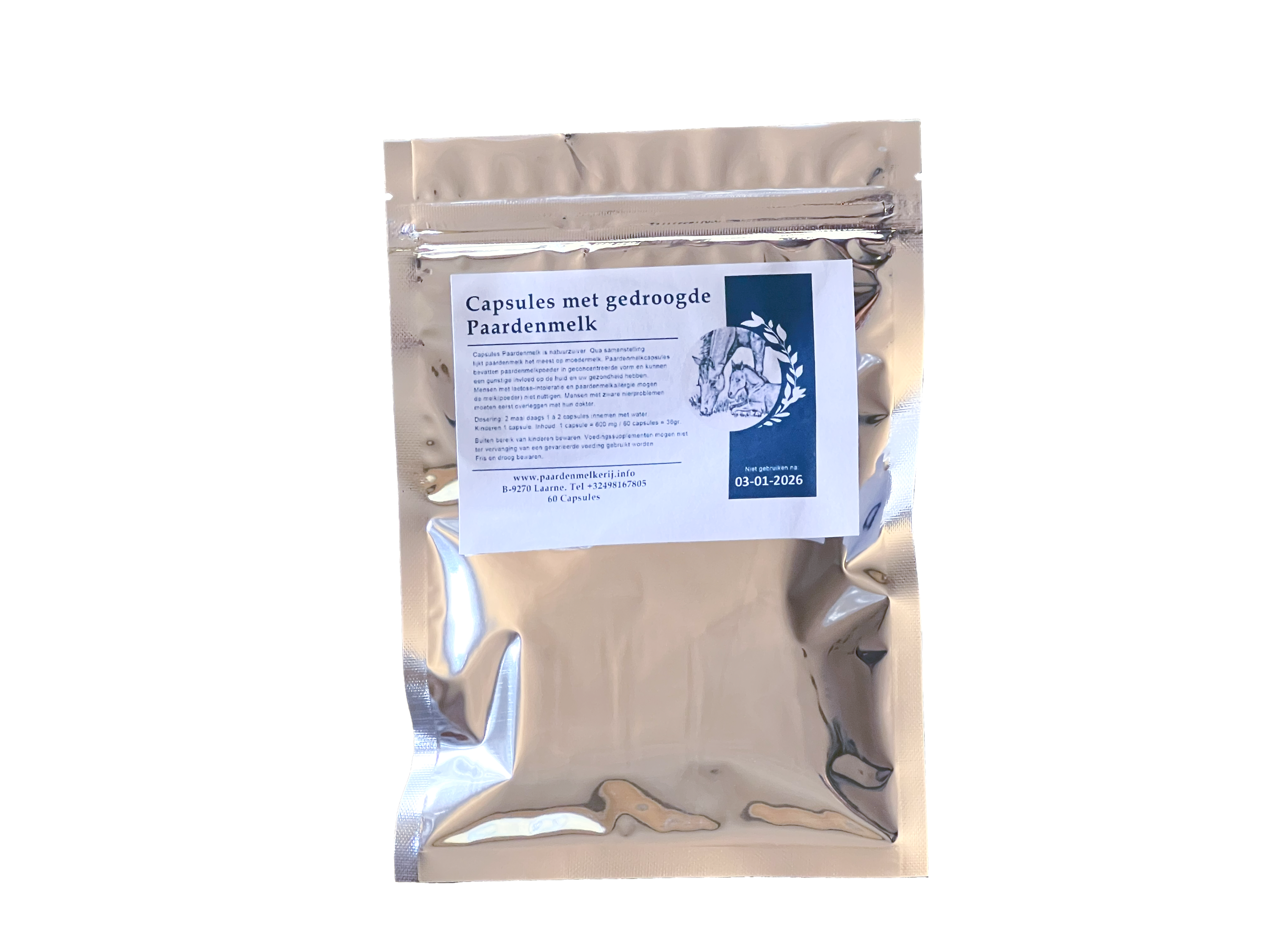 Paardenmelkcapsules - 180 stuks