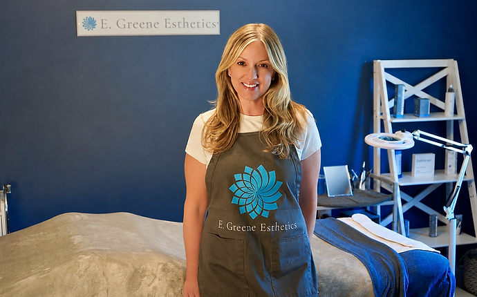 Elizabeth in professional waxing service room