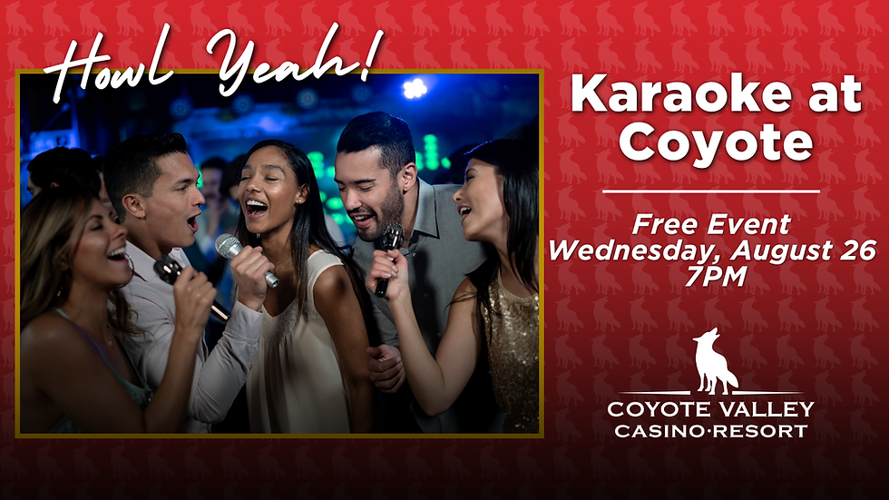 Karaoke at Coyote | Free Karaoke