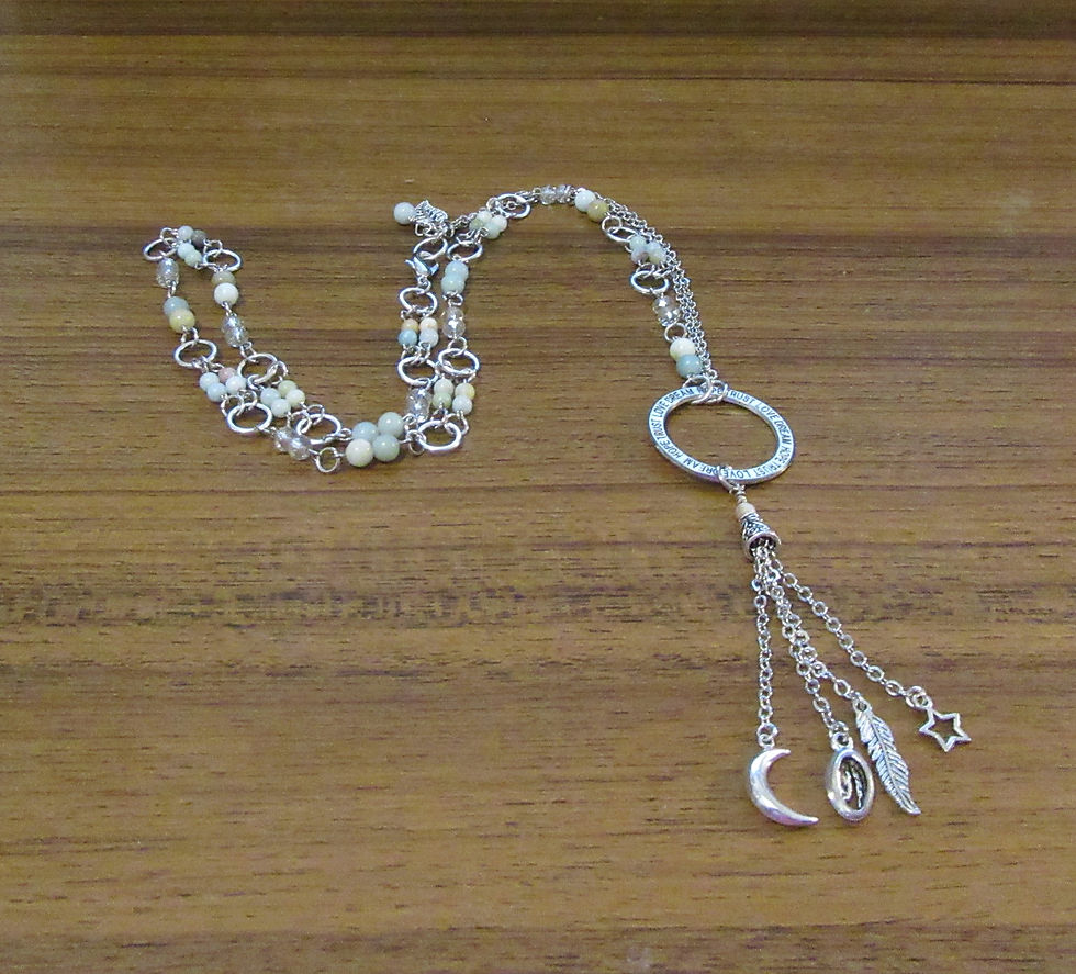Thumbnail: Necklaces Gemstone - 70 - 100 cms