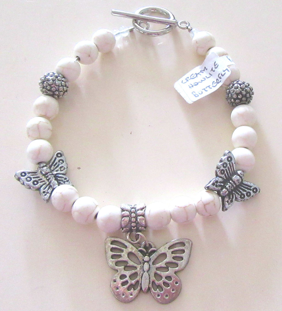 Thumbnail: Bracelets 8mm Gemstones with Large Toggles