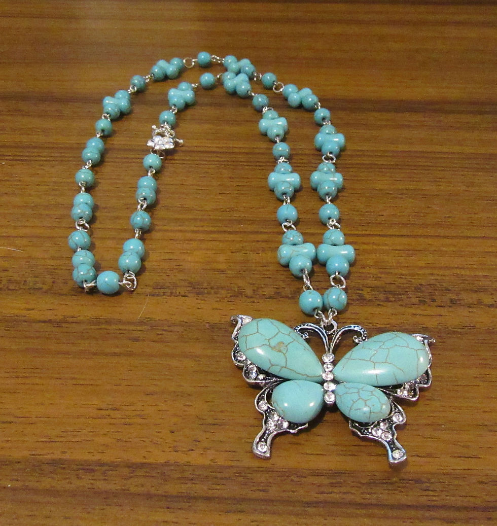 Thumbnail: Necklaces Gemstone & Crystals with Statement Pendants