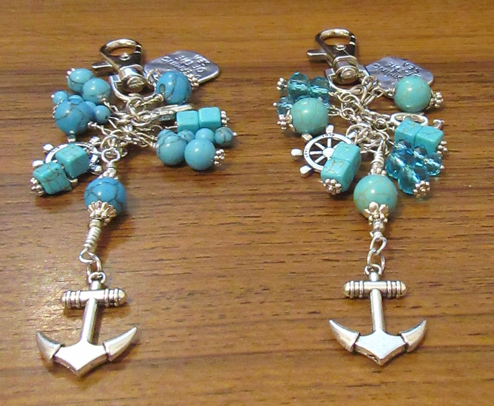 Thumbnail: Bag Dangles Gemstone & Crystal