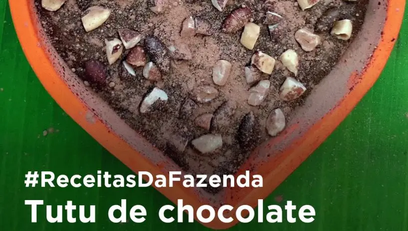 Receita de Tutu de chocolate super simples de fazer