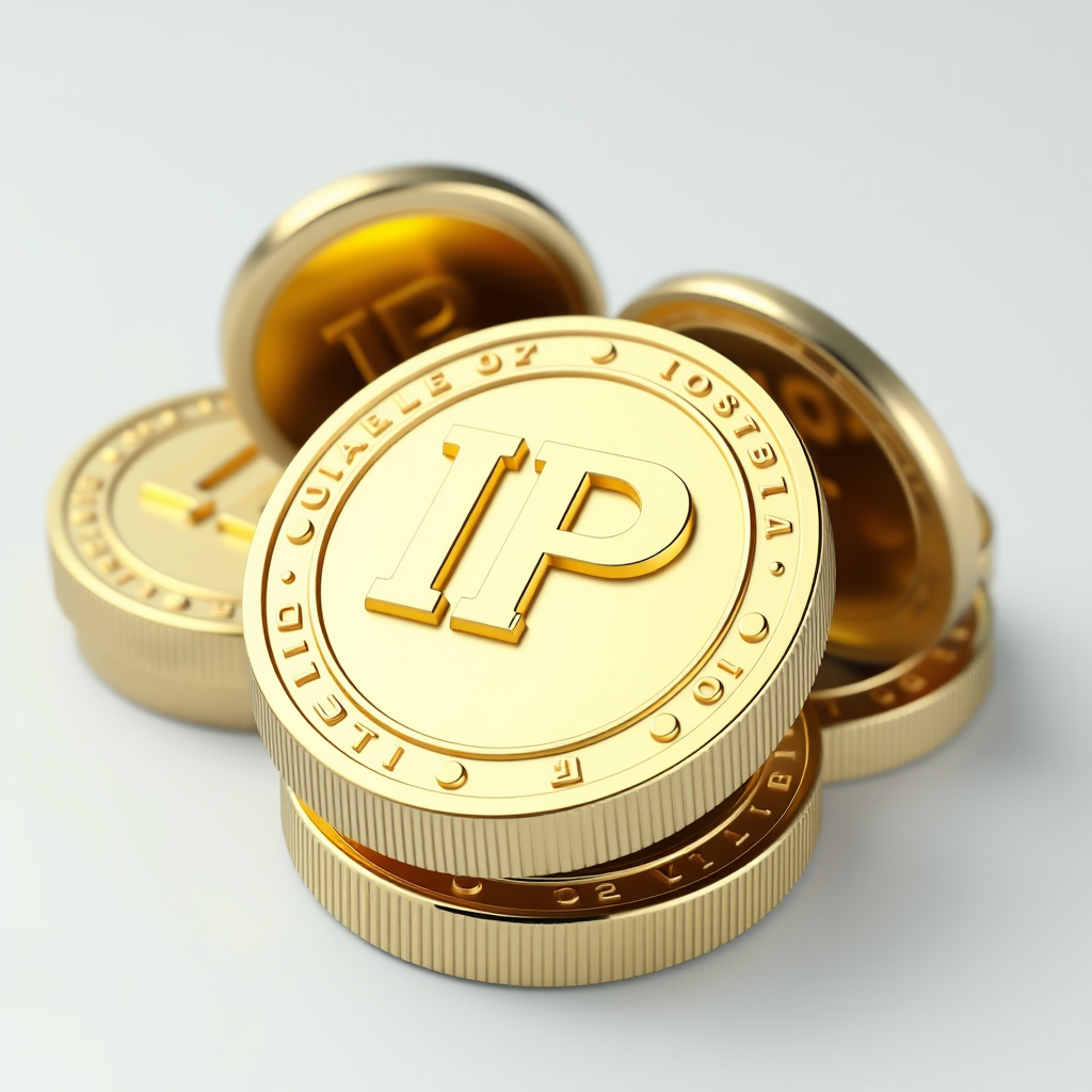1000pcs IP coins