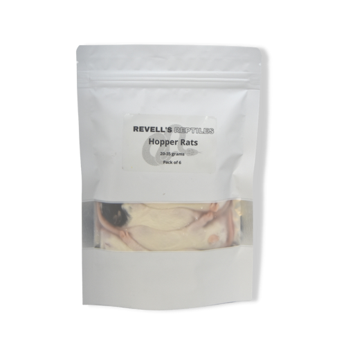 Frozen feeder rodents Hopper Rats Revell's Reptiles