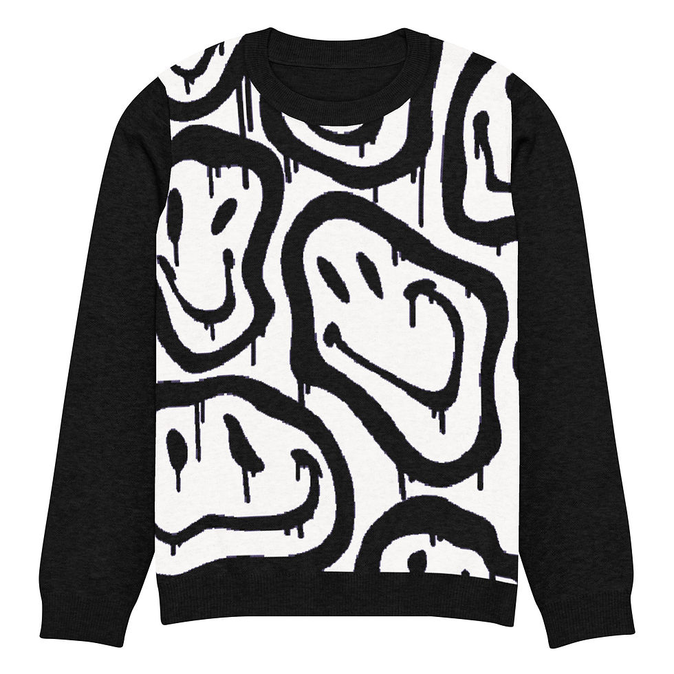 Thumbnail: Knitted crew neck sweater