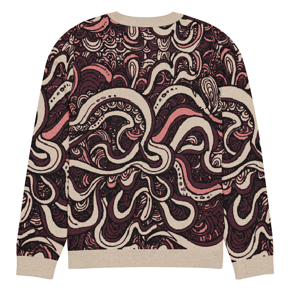Thumbnail: Knitted crew neck sweater