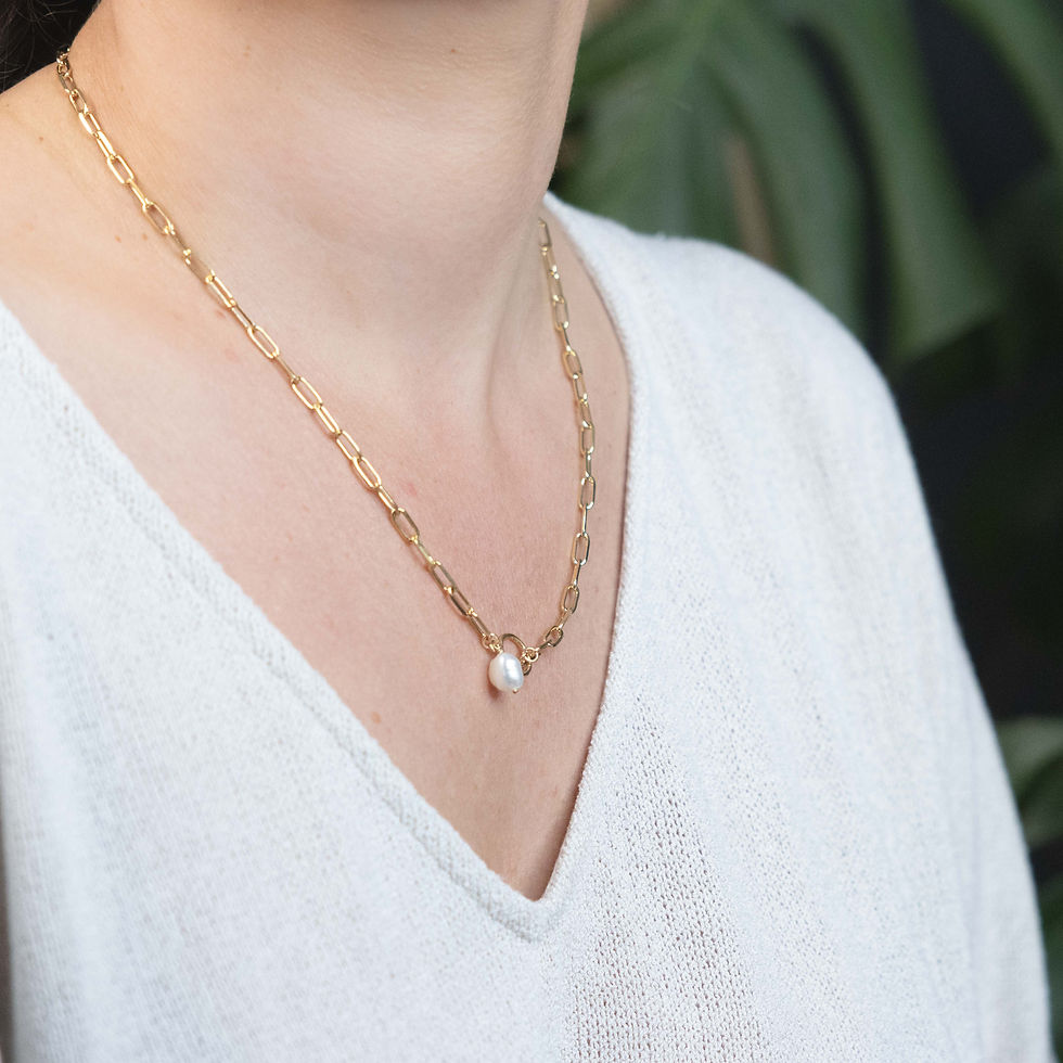 Miniature : Collier WATERFALL White