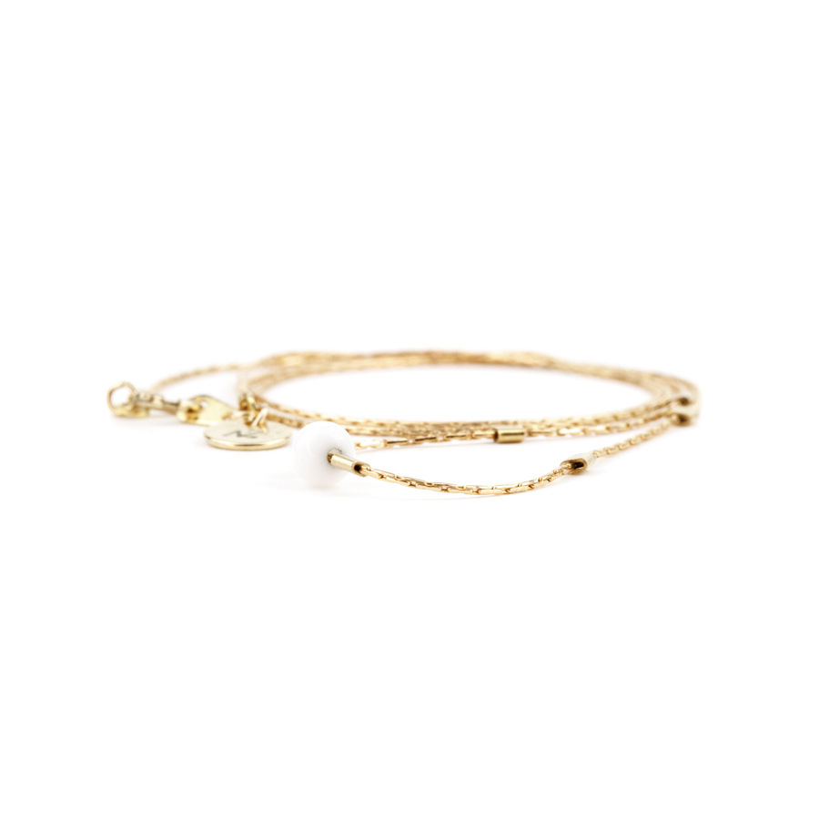 Miniature : Collier AYA Blanc