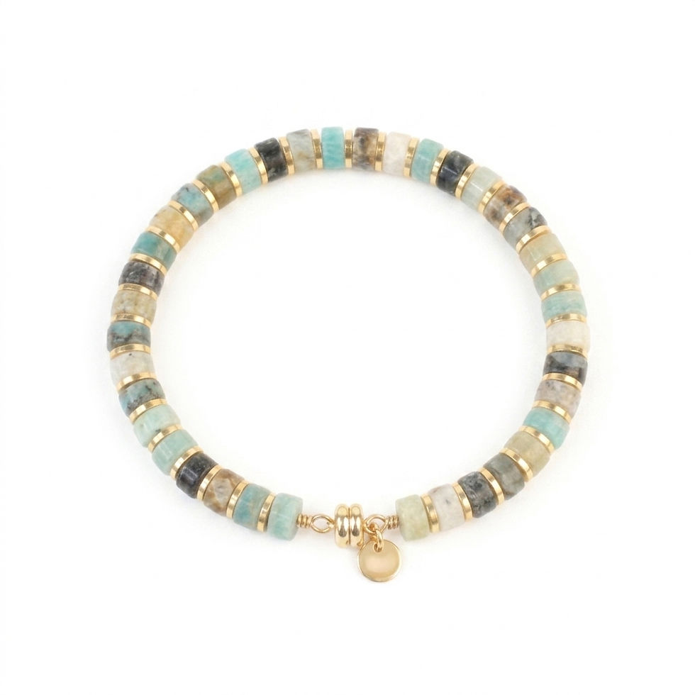 Miniature : Bracelet TASSILI Amazonite d'afrique