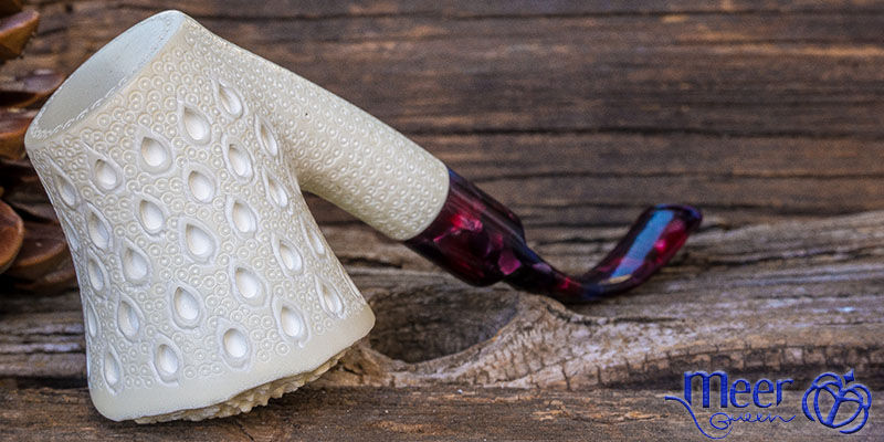 Thumbnail: Smooth Classic  Block Meerschaum Pipe by Tekin