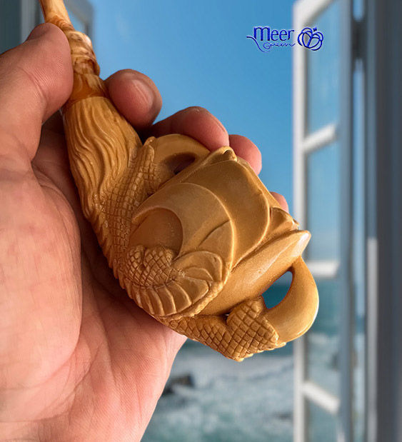 Miniaturbild: Claw Block Meerschaum Pipe by Salim