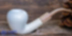 Smooth Pear Classic  Block Meerschaum Pipe by Tekin