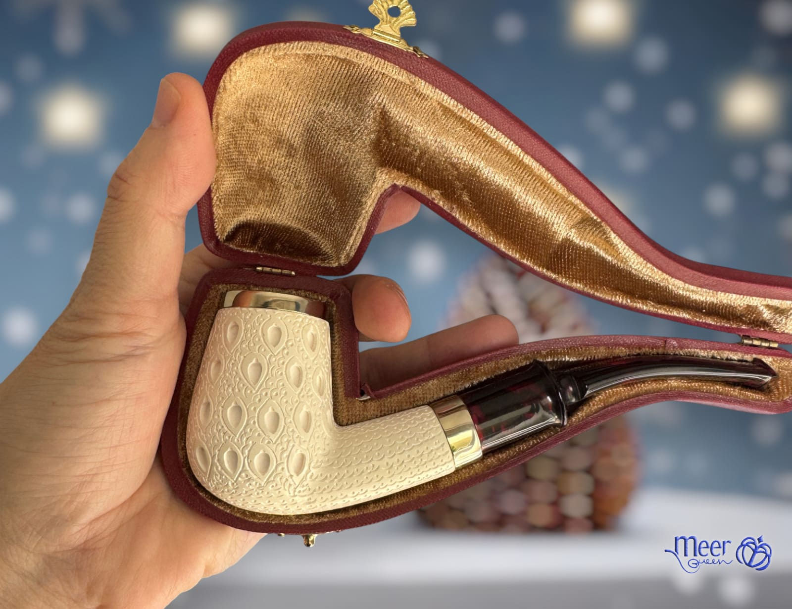 Imperial Filigree Meerschaum Pipe