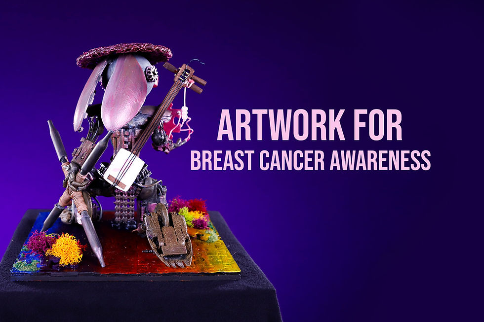 Artwork for Breast Cancer Awareness - E-Na The Enduring (Relic Hunter & Pink Warrior)