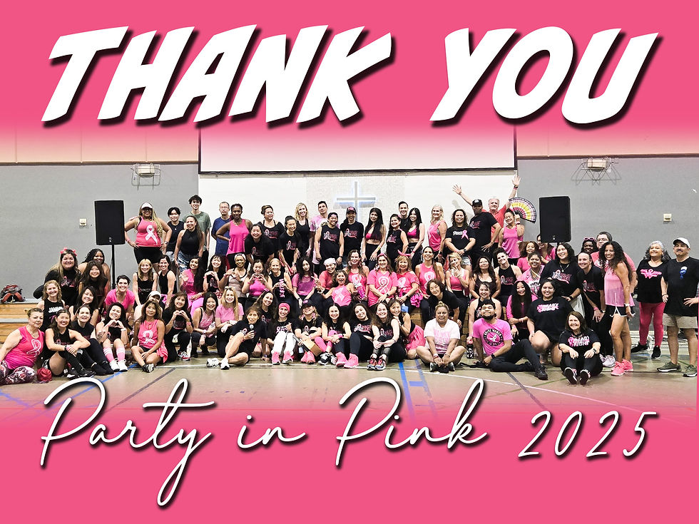 Special thanks to everyone who joined us for our Party In Pink Breast Cancer Awareness event. We have currently raised $825, and we will be fundraising until the end of October.