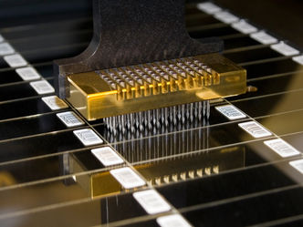 microarray printer head, representing microarray coatings