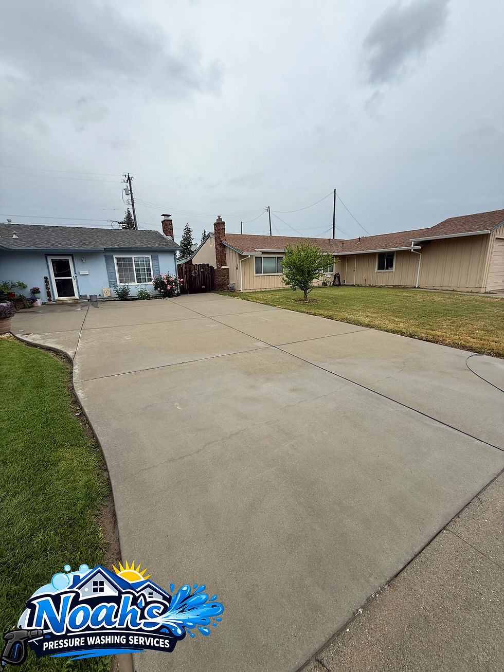 Driveway-cleaning project shared April 20, 2026.