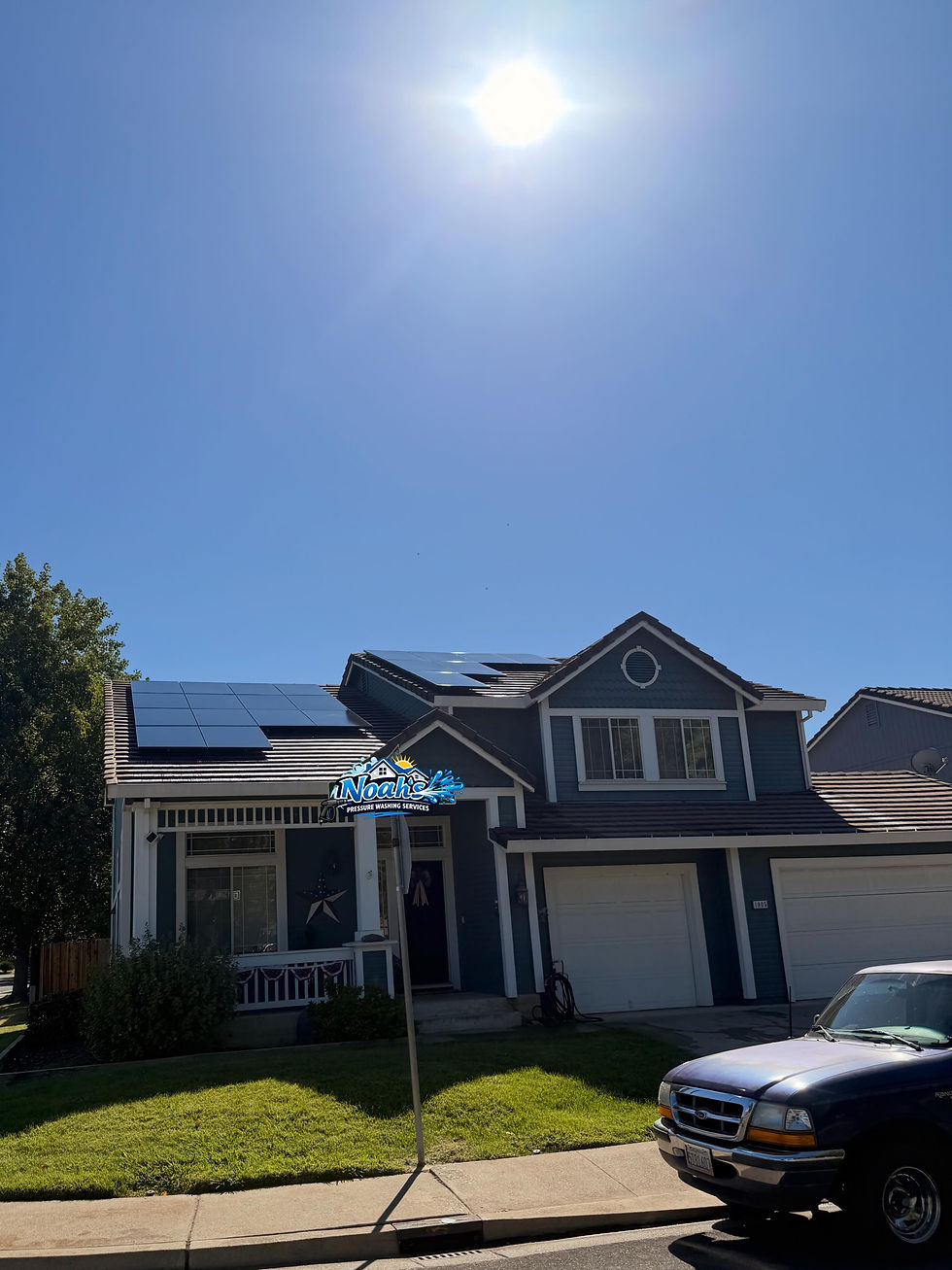 Solar-panel work shared July 26, 2026.