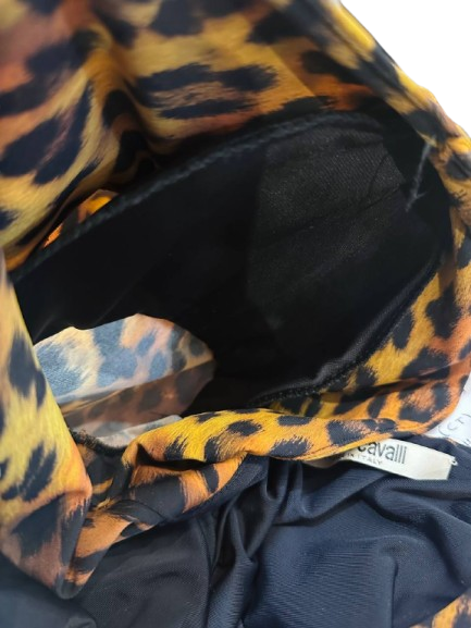 Miniatura: ROBERTO CAVALLI Open-Back leopard dress