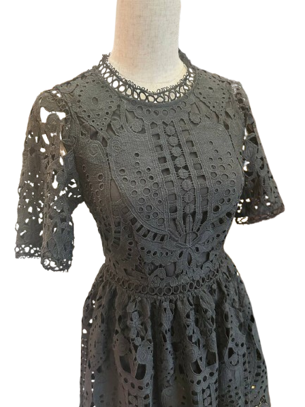 Thumbnail: Macramé Lace Vintage Dress
