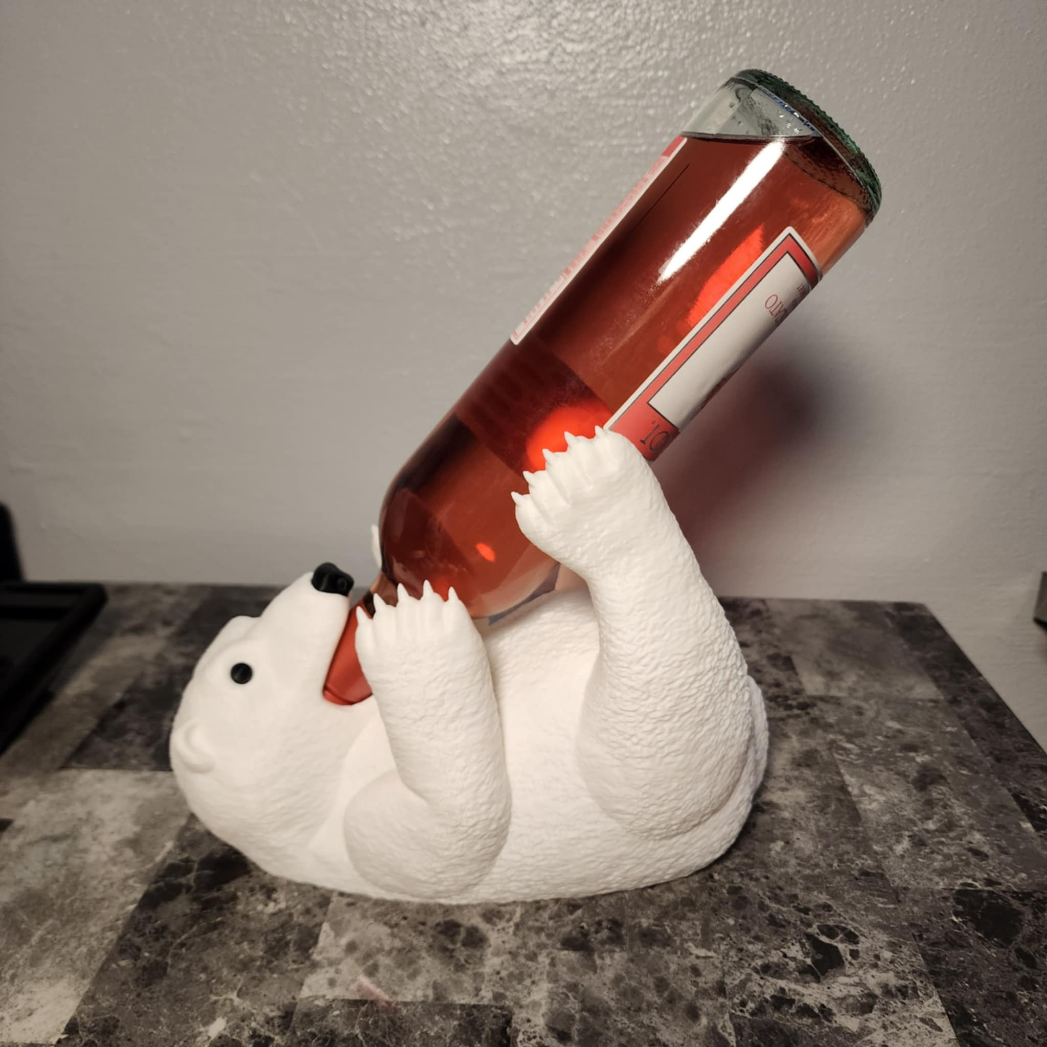 IK3D Polar Bear Wine Bottle Holder
