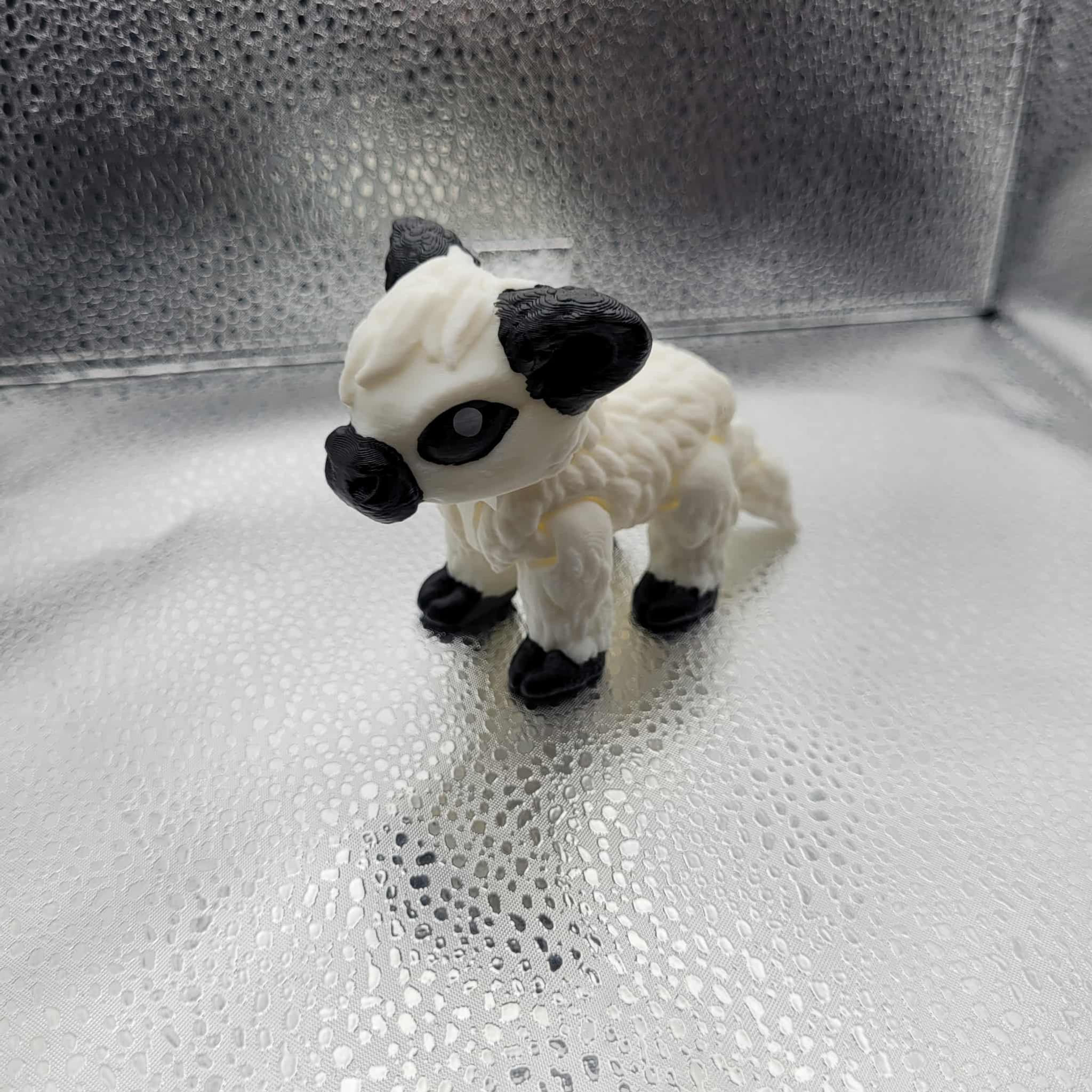 Cinderwing Tiny Highland Cow w/o Horns 125% Ears/Nose Painted