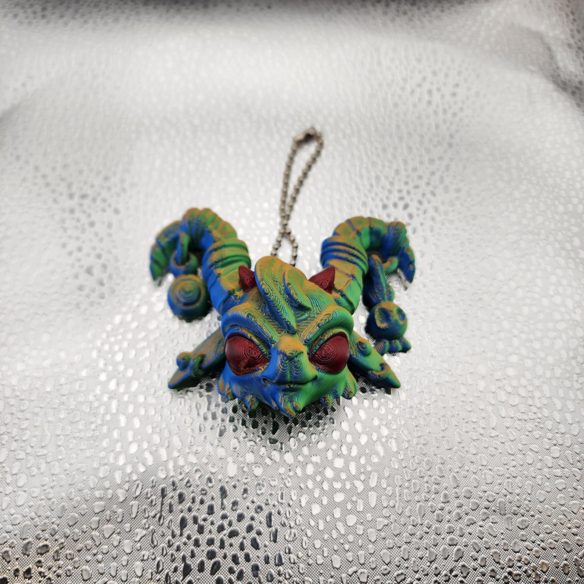 TwistyPrints Hellspawn Goat Key Chain