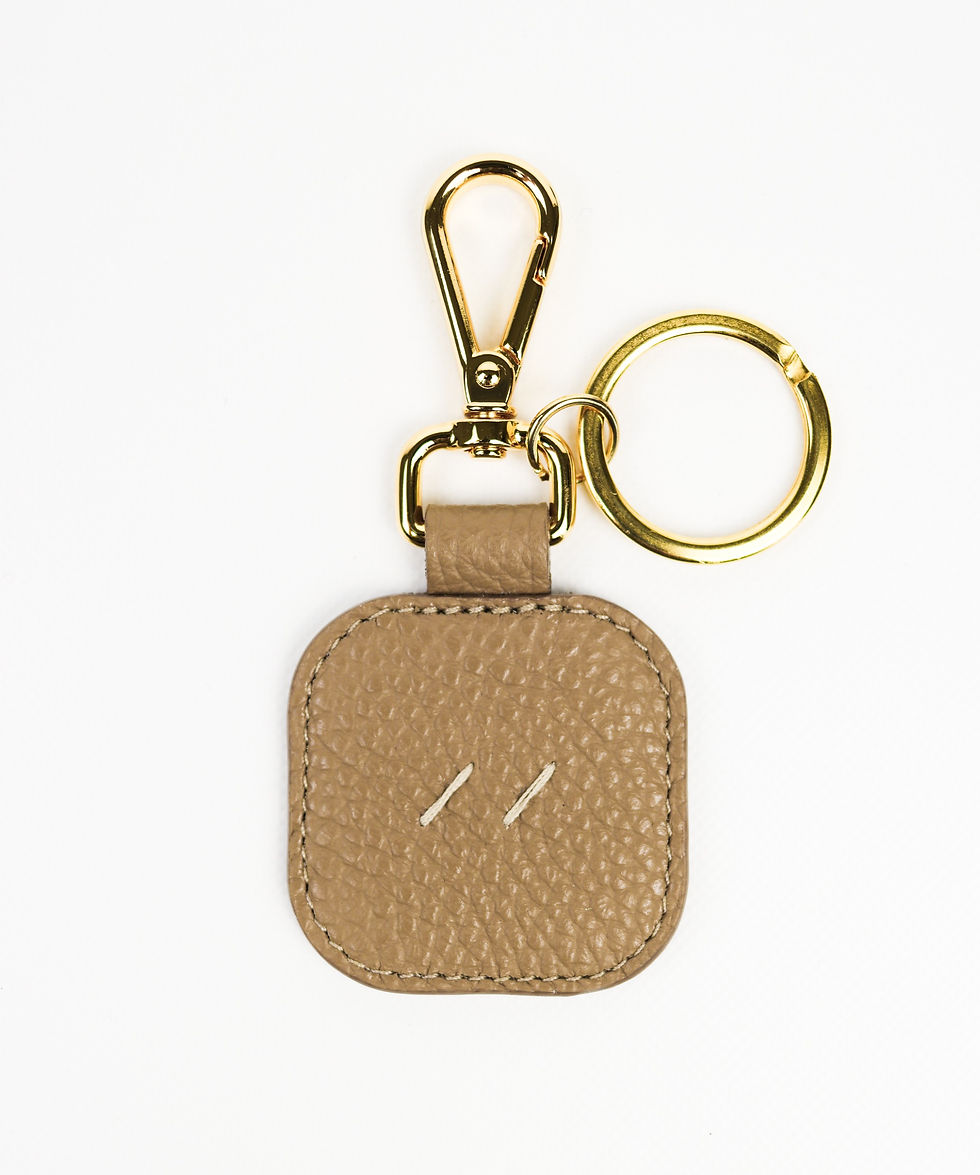 Joy Key Charm (Light Brown)