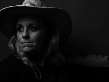 B&W Low Key Portrait