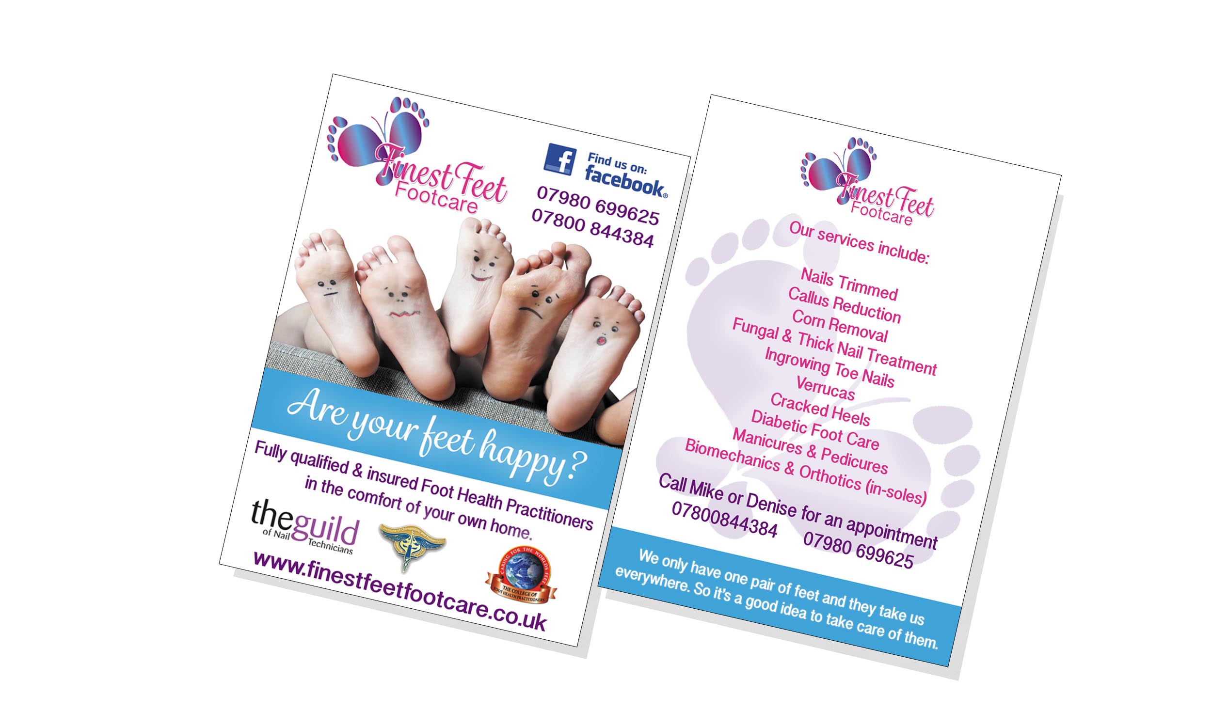 Finest Feet Footcare Leaflet