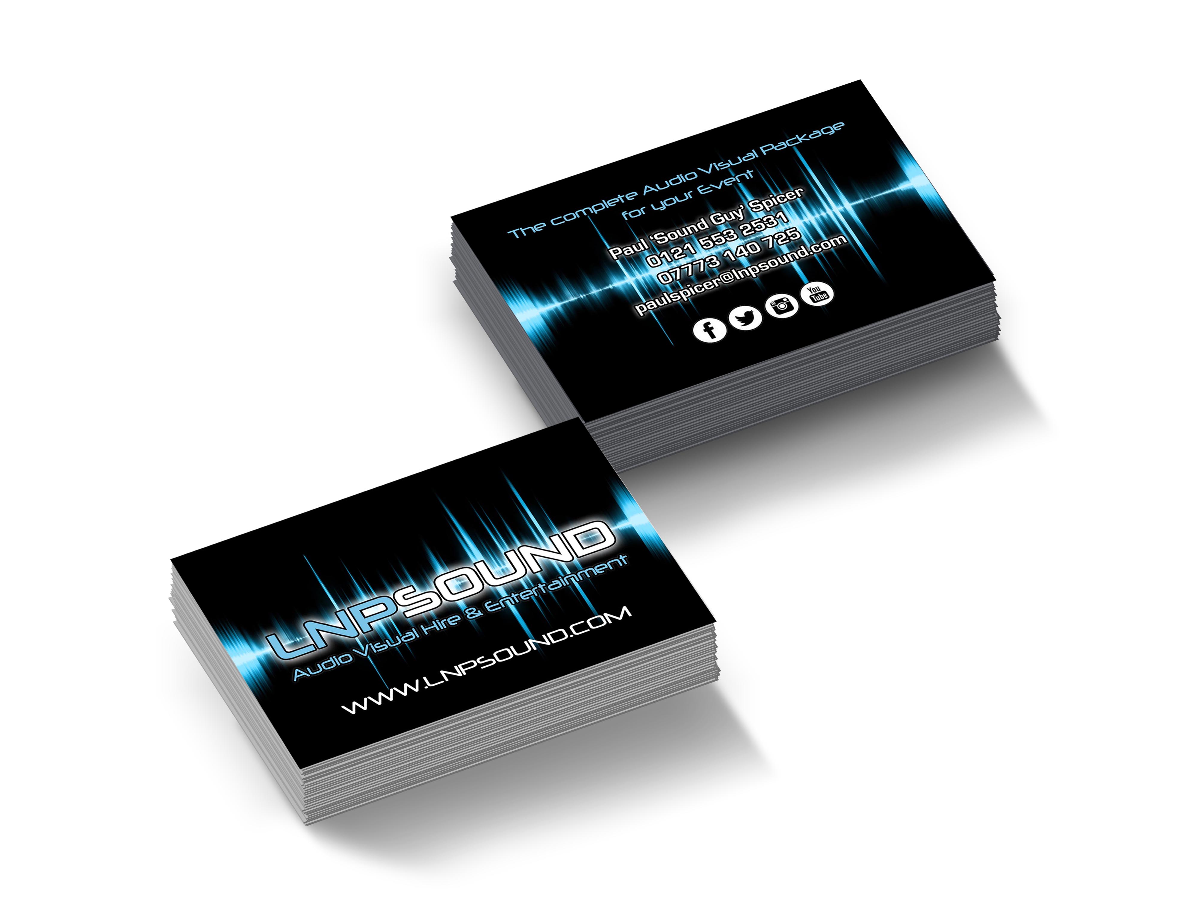 LNP Sound Business Cards