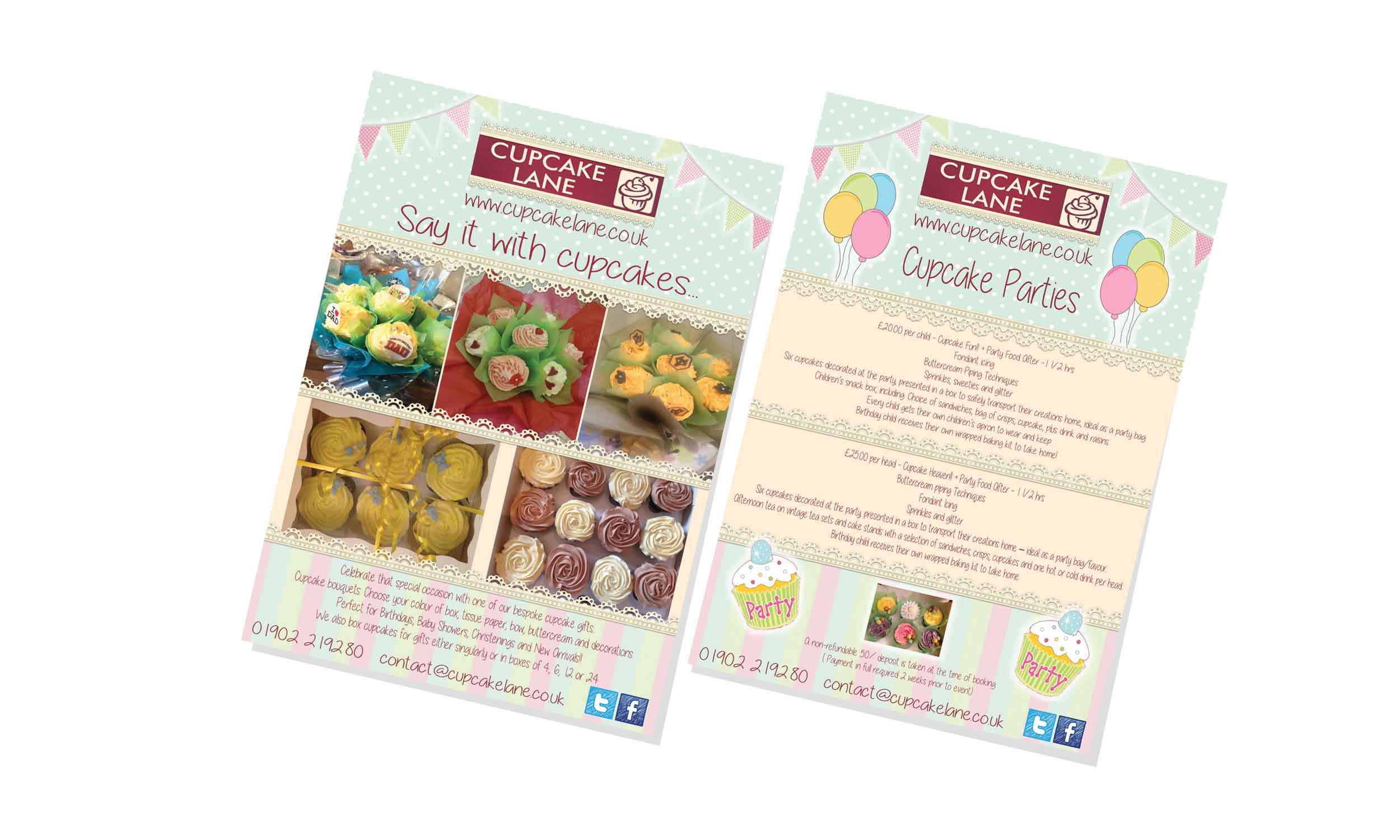 Cupcake Lane Leaflets