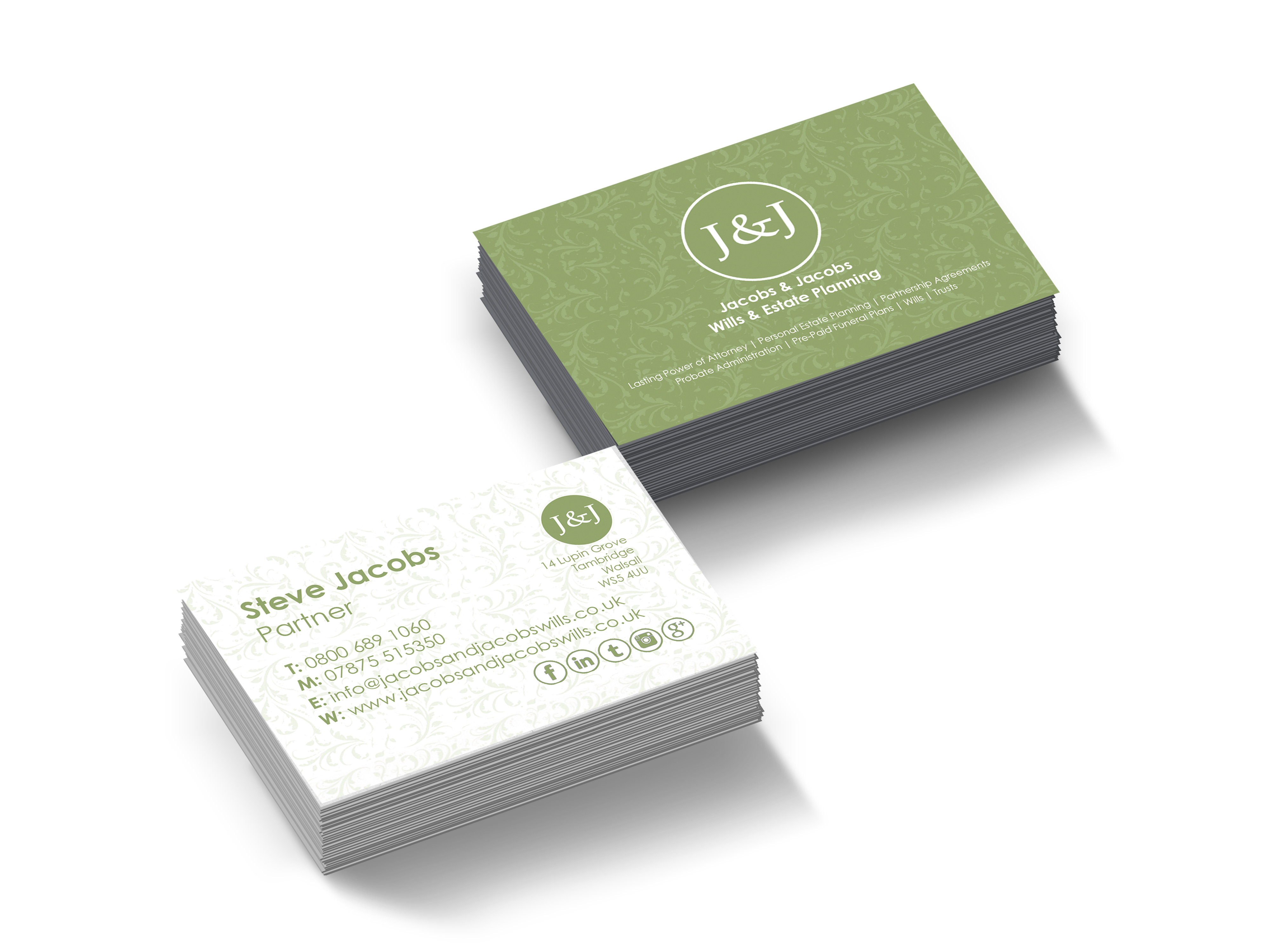 Jacobs & Jacobs Business Cards