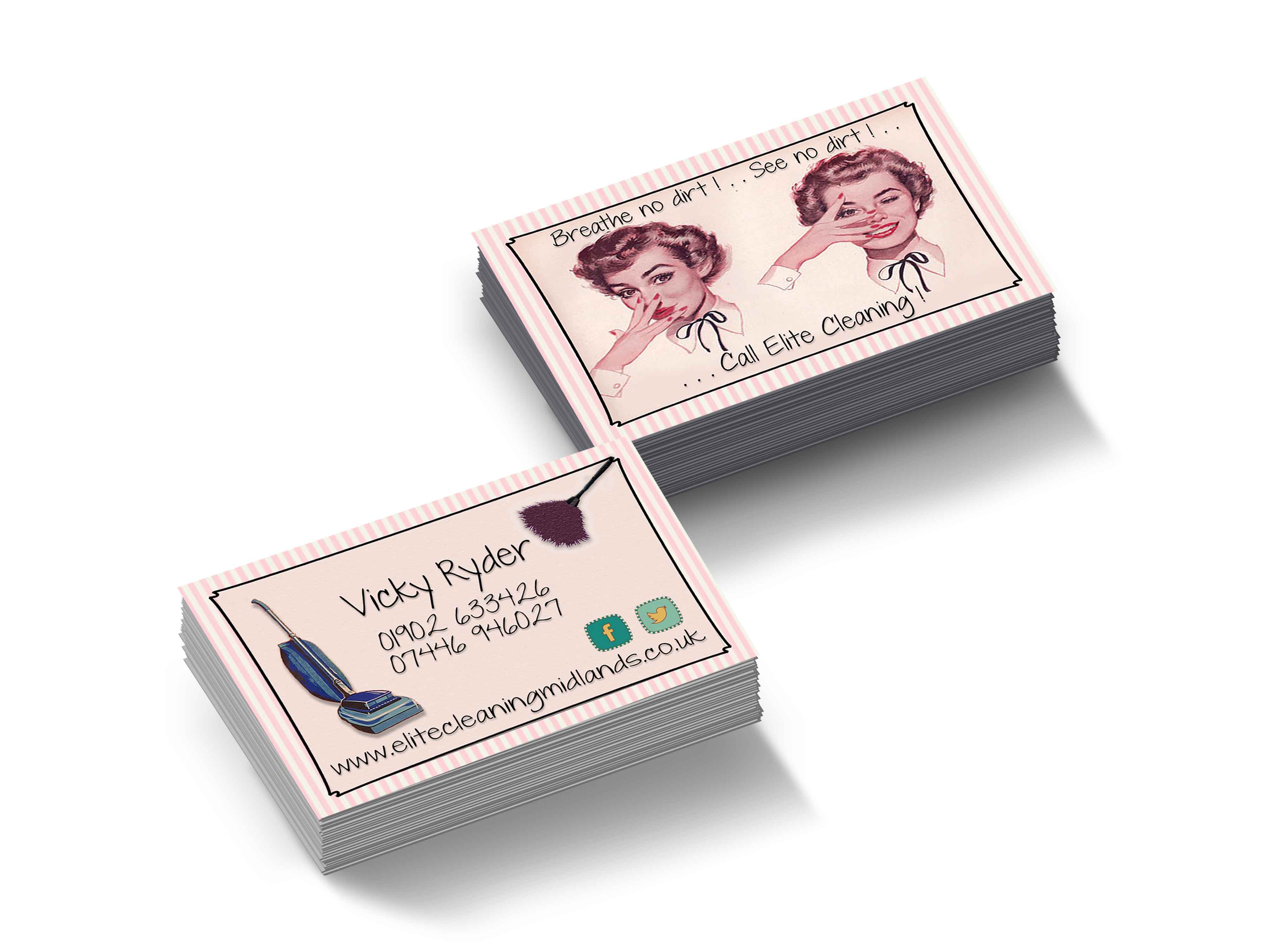 Elite Cleaning Business Cards