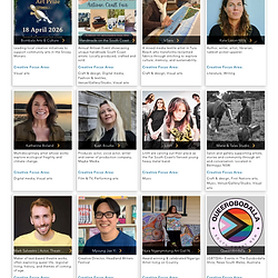 Snapshot of artists in the SEA Creative Directory