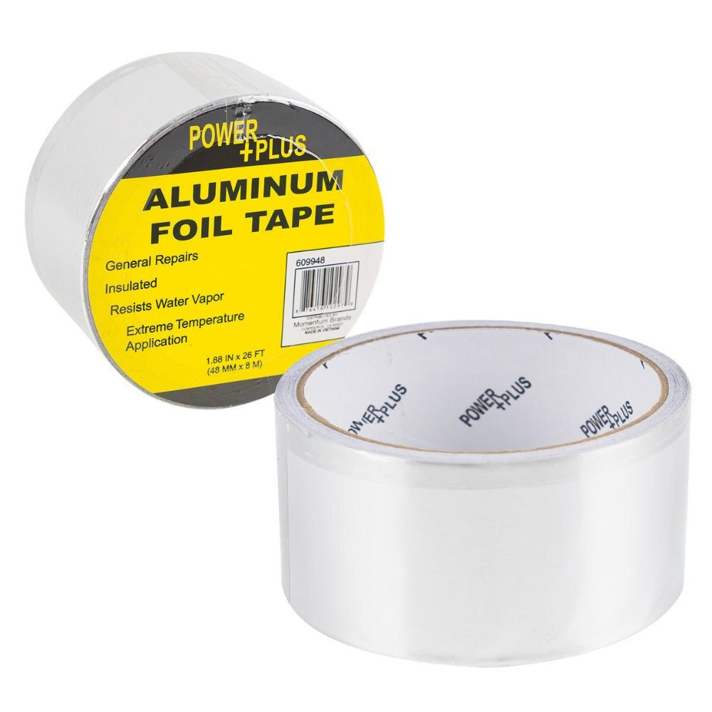Power Plus Heat Resistant Aluminum Foil Tape