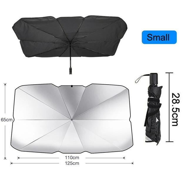 Miniatura: 51" Car Windshield Sun Shade Foldable Umbrella Front Window Cover Visor Umbrella
