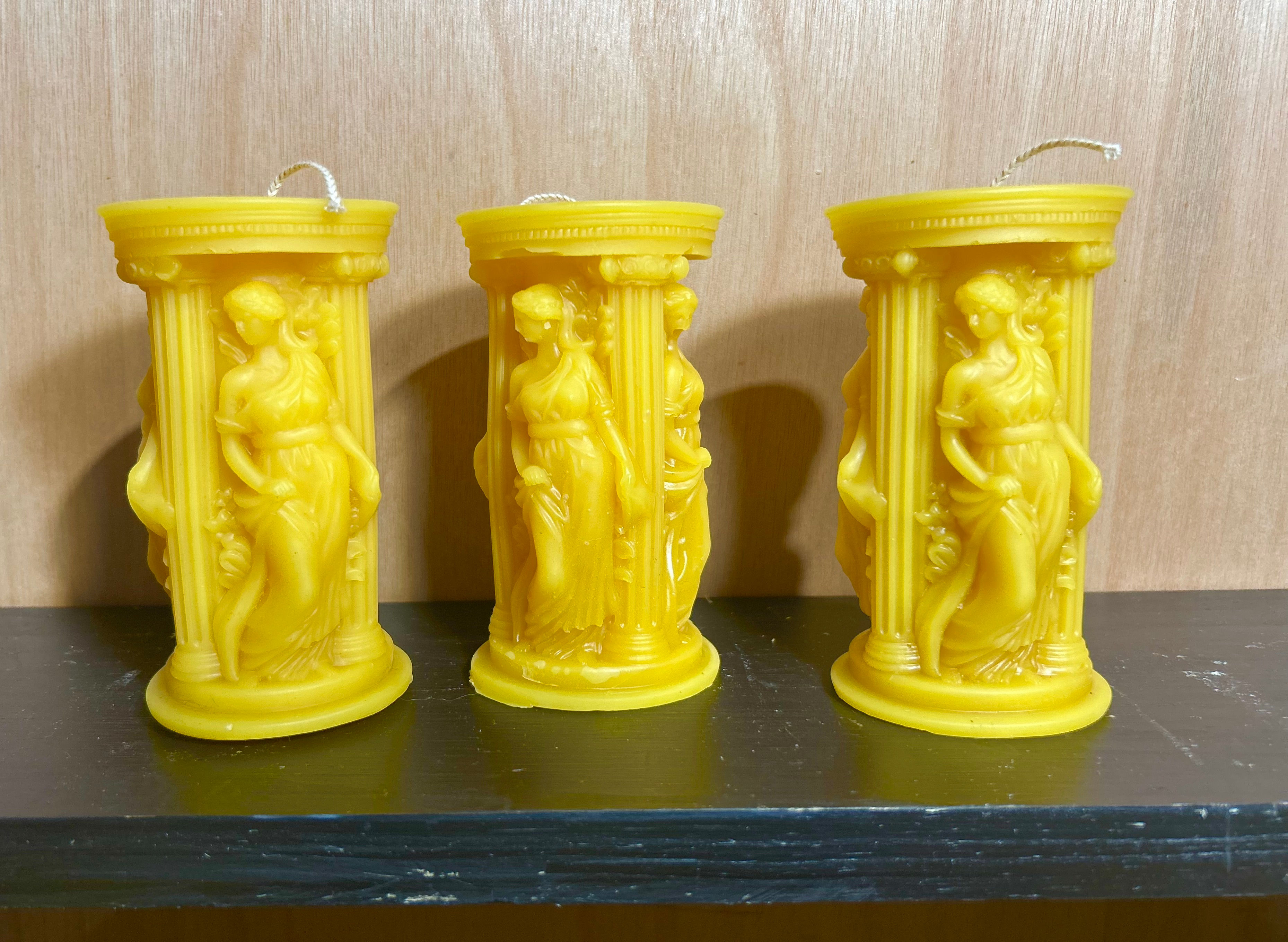 Beetopia NZ 100% Pure Beeswax Candles - Greece/Grecia