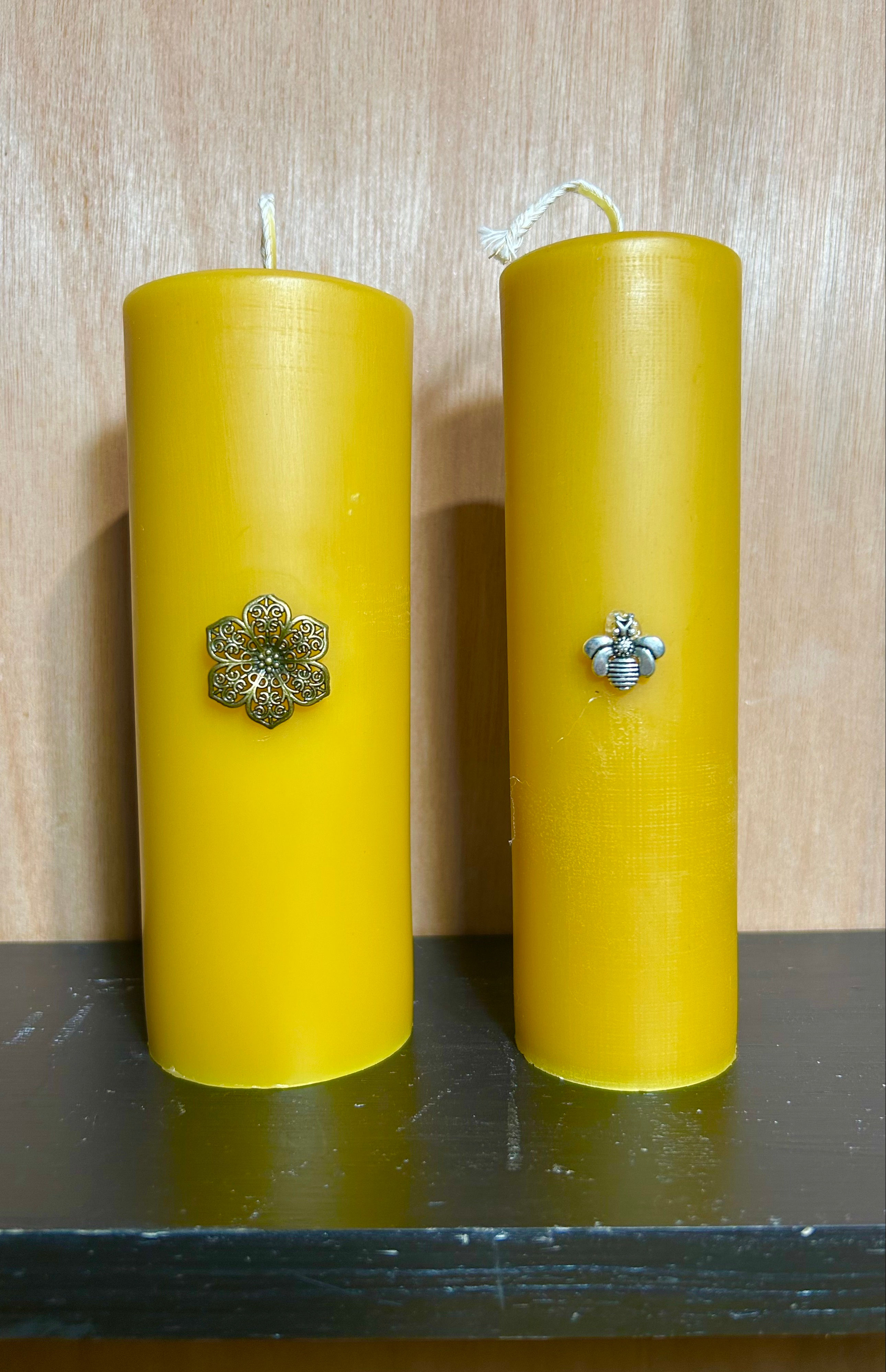 Beetopia NZ 100% Pure Beeswax - Smooth Pillars