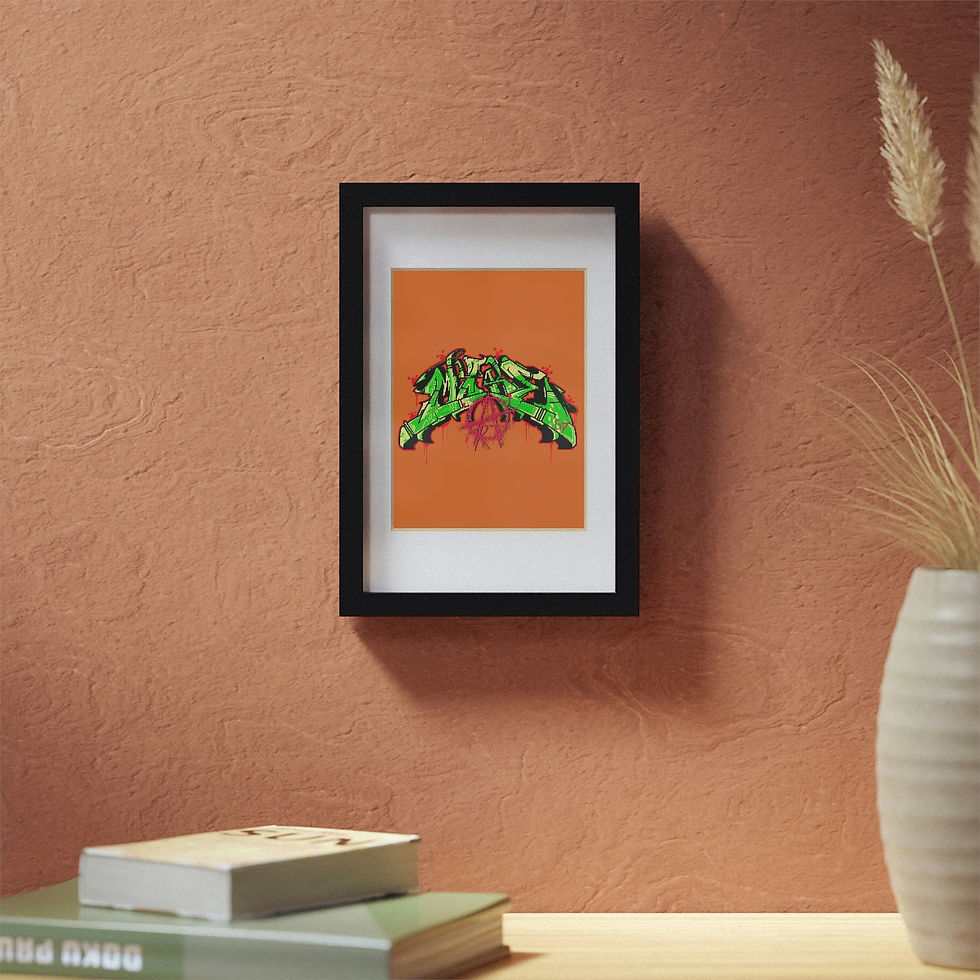Thumbnail: MAKE ART Posters, Black frame