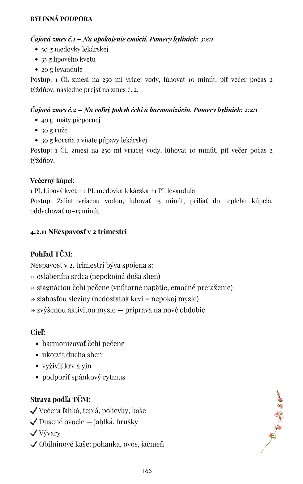 Miniatúra: Počatie, tehotenstvo, šestonedelie s bylinkami