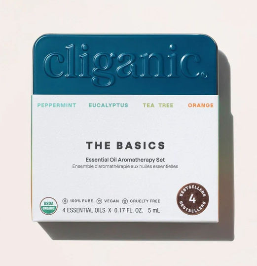Thumbnail: Cliganic Organic Essential Oil 4 Piece Set, 5ml each