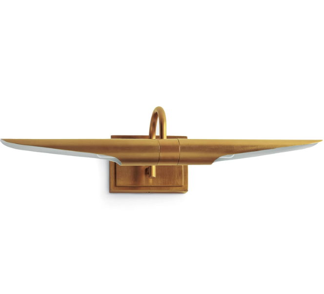 Redford Picture Light Small (Natural Brass)