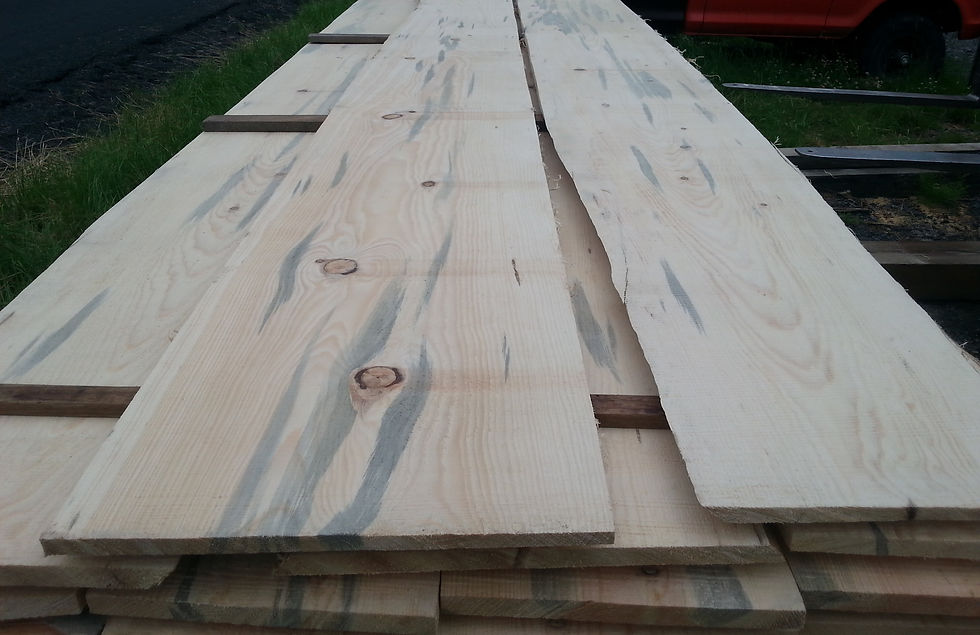 Bluing Patina In Reclaimed Lumber